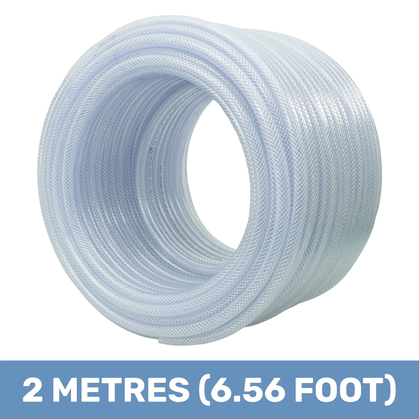 8mm Transparent Braided Reinforced PVC Hose