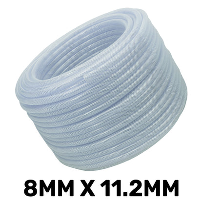 8mm Transparent Braided Reinforced PVC Hose