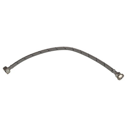 Braided Flexi Hose – 500mm, 15mm Compression to ¾″ BSP Female