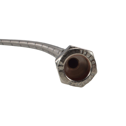 Braided Flexi Hose – 500mm, 15mm Compression to ¾″ BSP Female