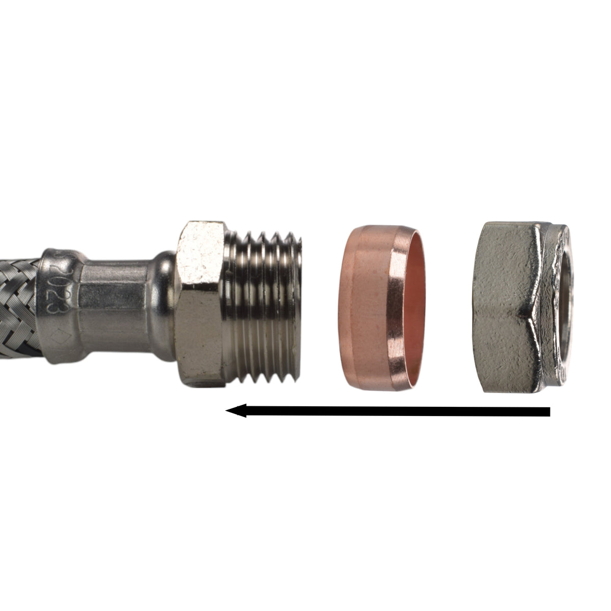 Double-Lever Garden Tap Kit – Compression Tee