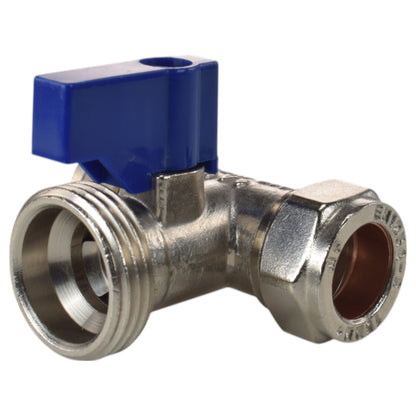 Brass Tee Valve – 15mm Compression with ¾″ BSP Male Branch