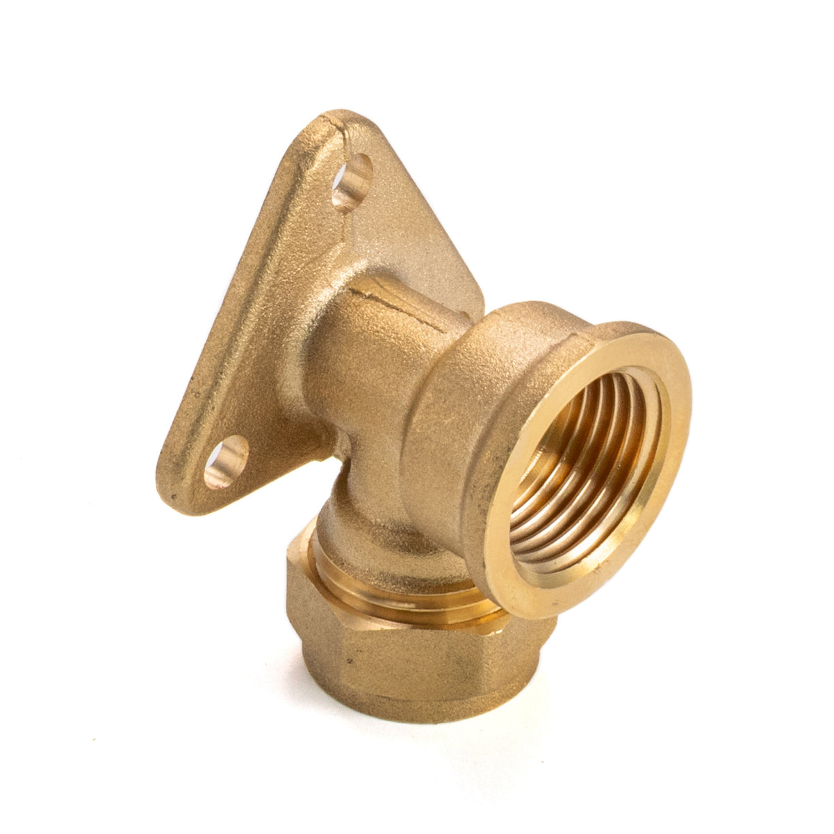 15mm Brass Wall Tap Kit with Extended Cross-Head Tap