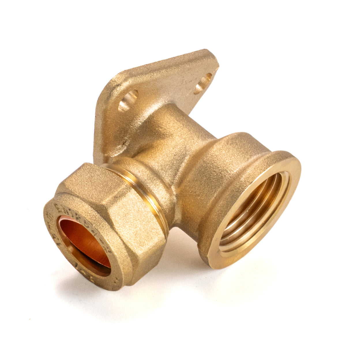 15mm Brass Wall Tap Kit with Lever-Lock Tap