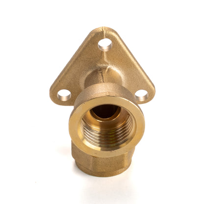 15mm Brass Wall Tap Kit with Side-Lock Lever Tap