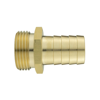 Black Inline Valve with 2 19mm Brass Barbs