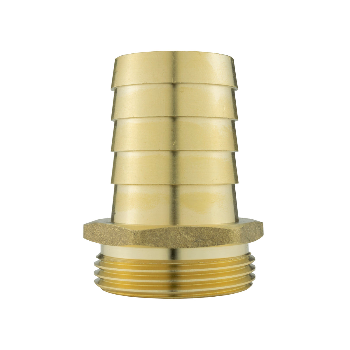 Brass Hose Tail Adapter – 32mm Barb × 1¼″ BSP Male