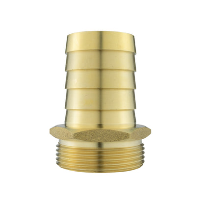 Brass Hose Tail Adapter – 38mm Barb × 1½″ BSP Male