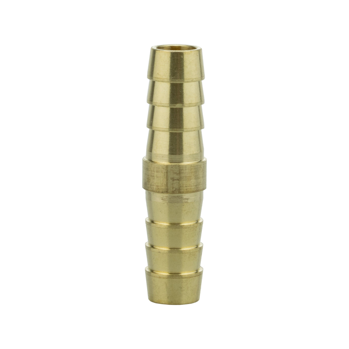 Brass Straight Hose Joiner – 8mm Barbs