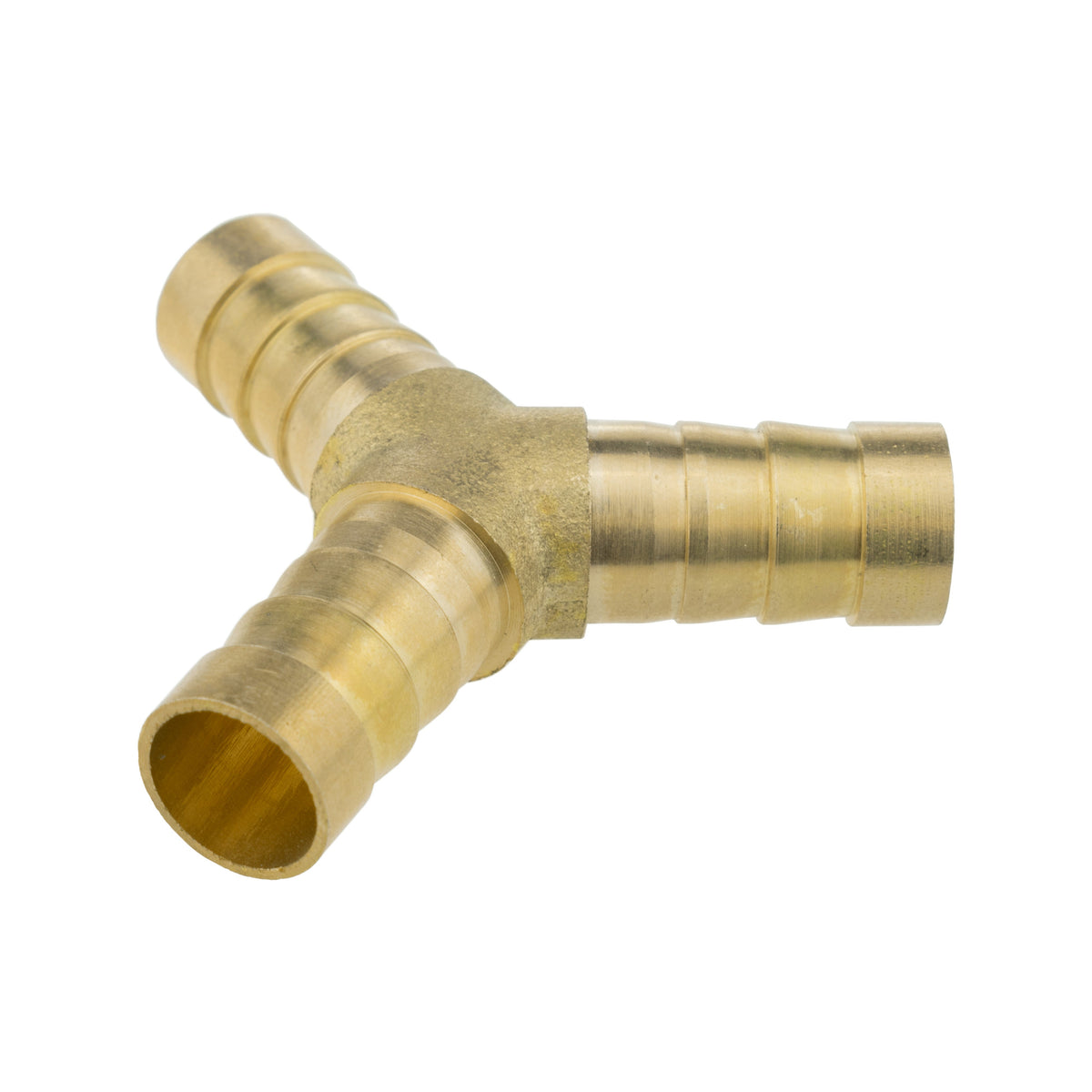 Brass Y-Piece Hose Connector – 10mm Barbs
