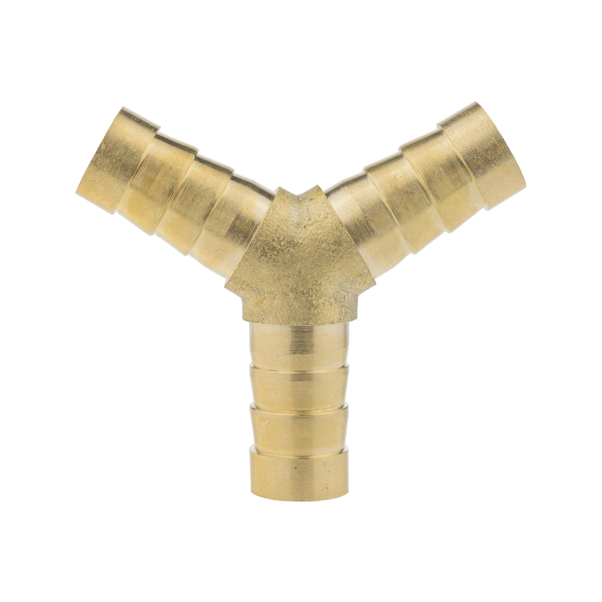 Brass Y-Piece Hose Connector – 10mm Barbs