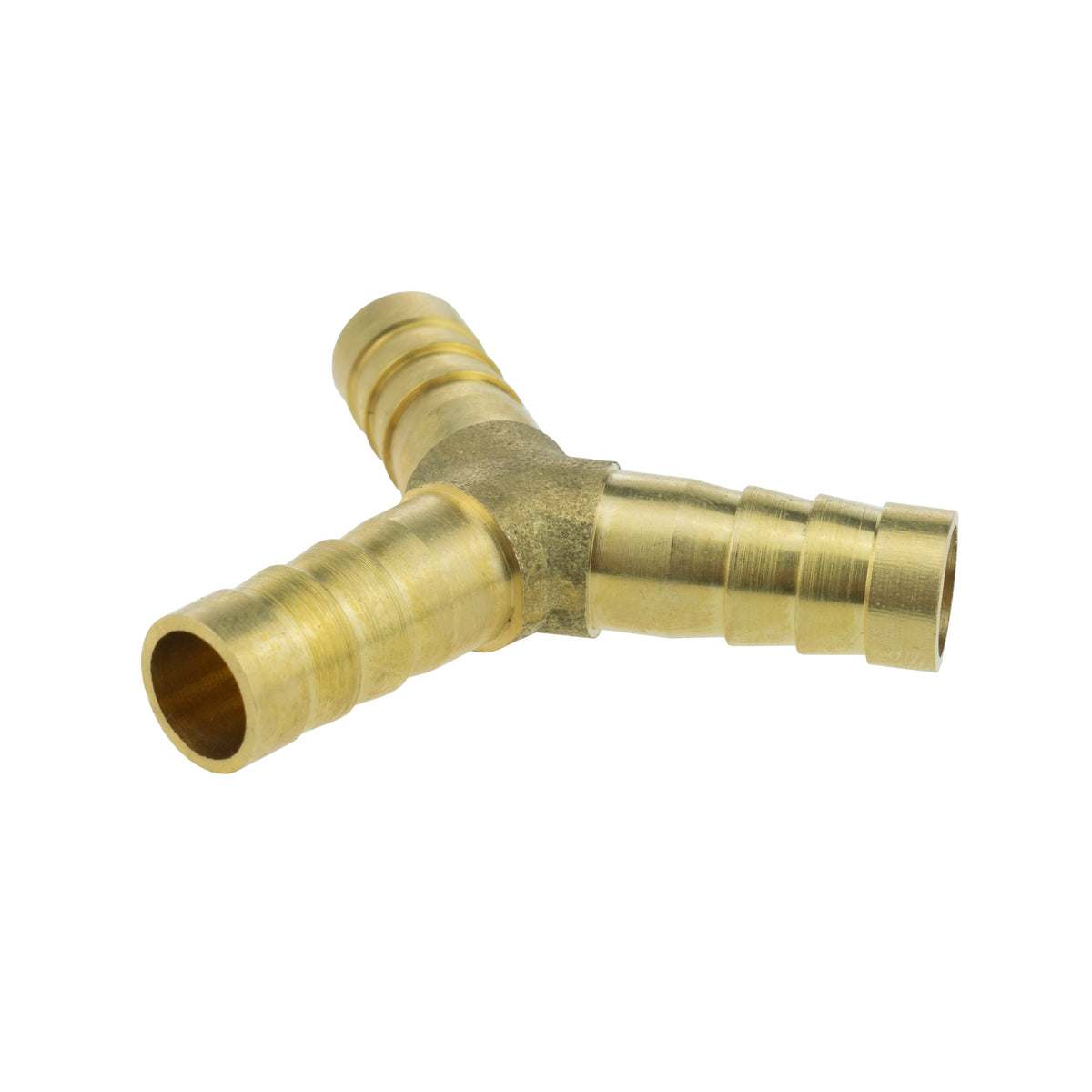 Brass Y-Piece Hose Connector – 8mm Barbs