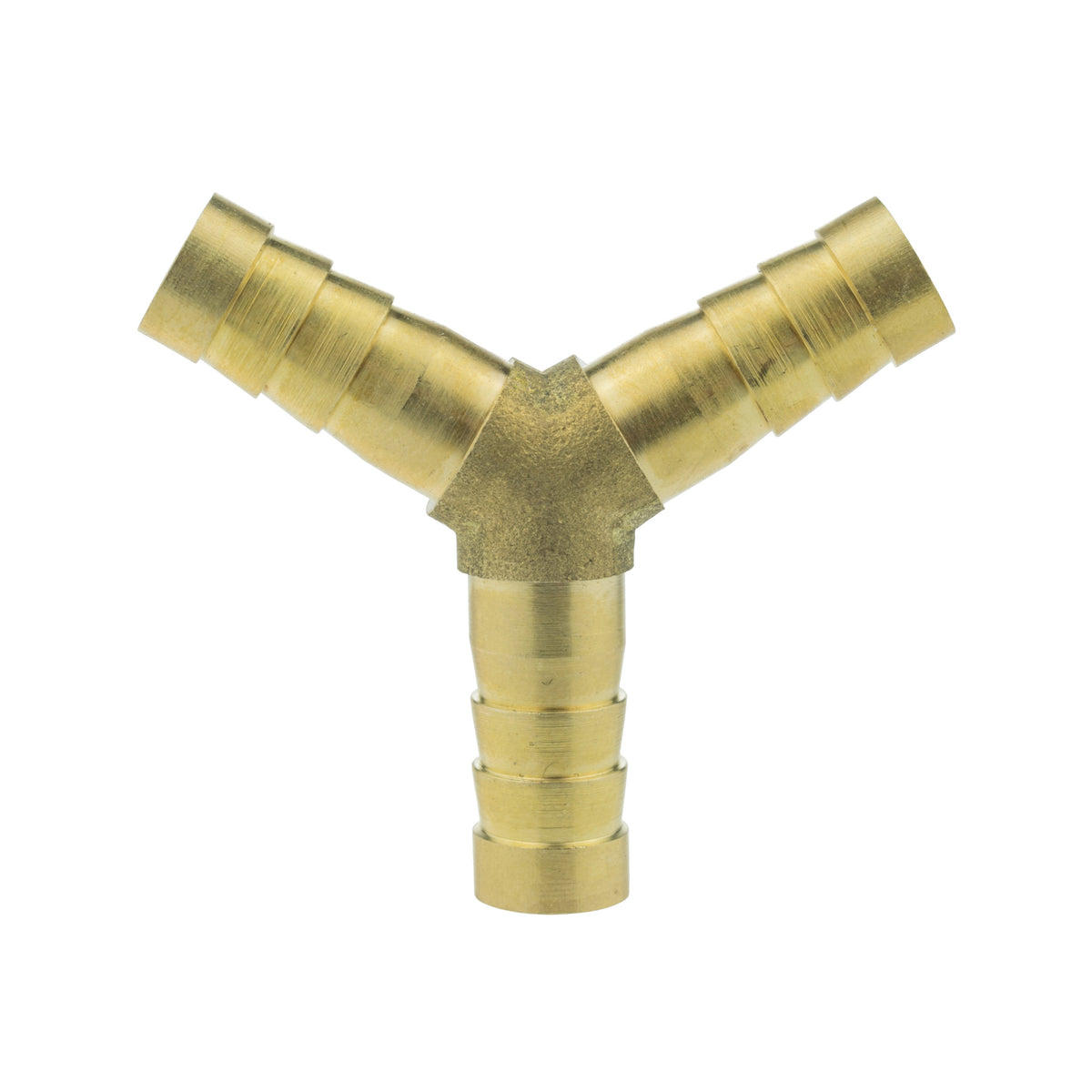Brass Y-Piece Hose Connector – 8mm Barbs