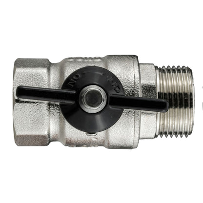 20mm MDPE Wall Kit – Butterfly Valve & White Line Plug
