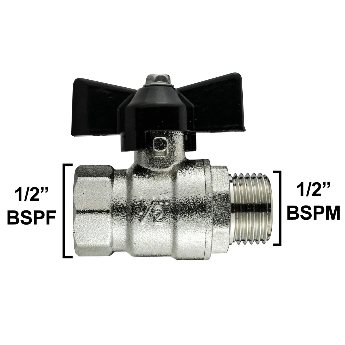 20mm MDPE Wall Kit – Butterfly Valve & Lime Plug