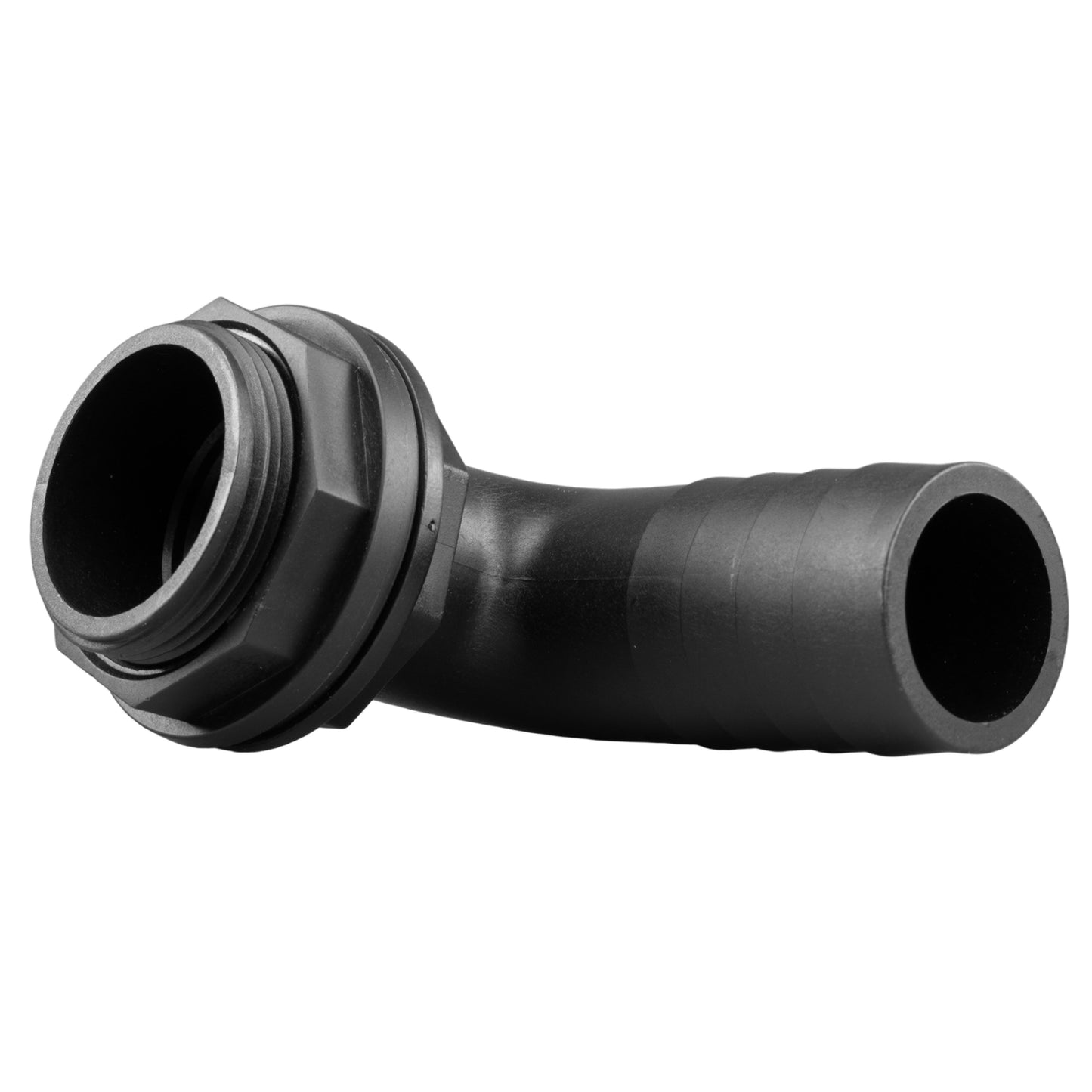Water Butt Tank Connector 90 Degree Elbow 1.5"BSPM - 1.5" Barb