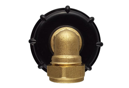 IBC S60X6 Cap – 22mm Brass Compression Elbow