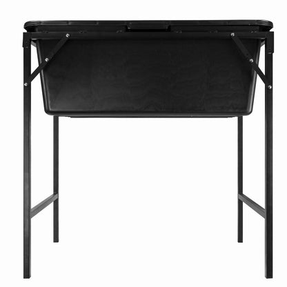 90L Dog Bath Kit with Drain Valve & Folding Metal Stand