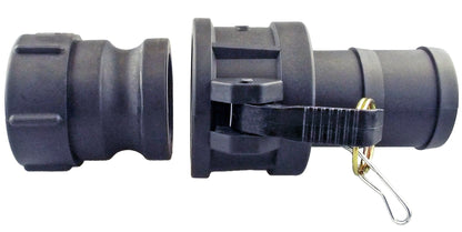 IBC S60X6 Camlock Kit – 2″ Hose Tail; supplied fittings shown.