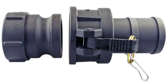 IBC S60X6 Camlock Kit – 1½″ Hose Tail; supplied fittings shown.