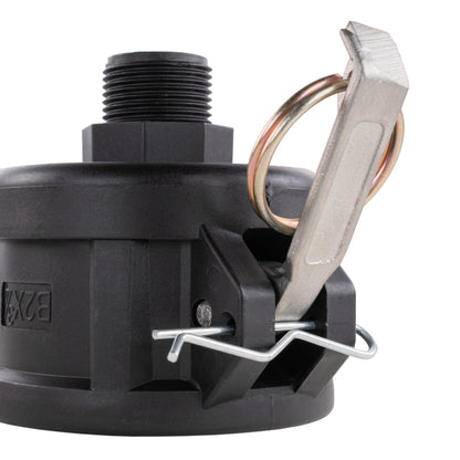 Type B Reducing Camlock – 2″ Female Coupler to ¾″ BSP Male