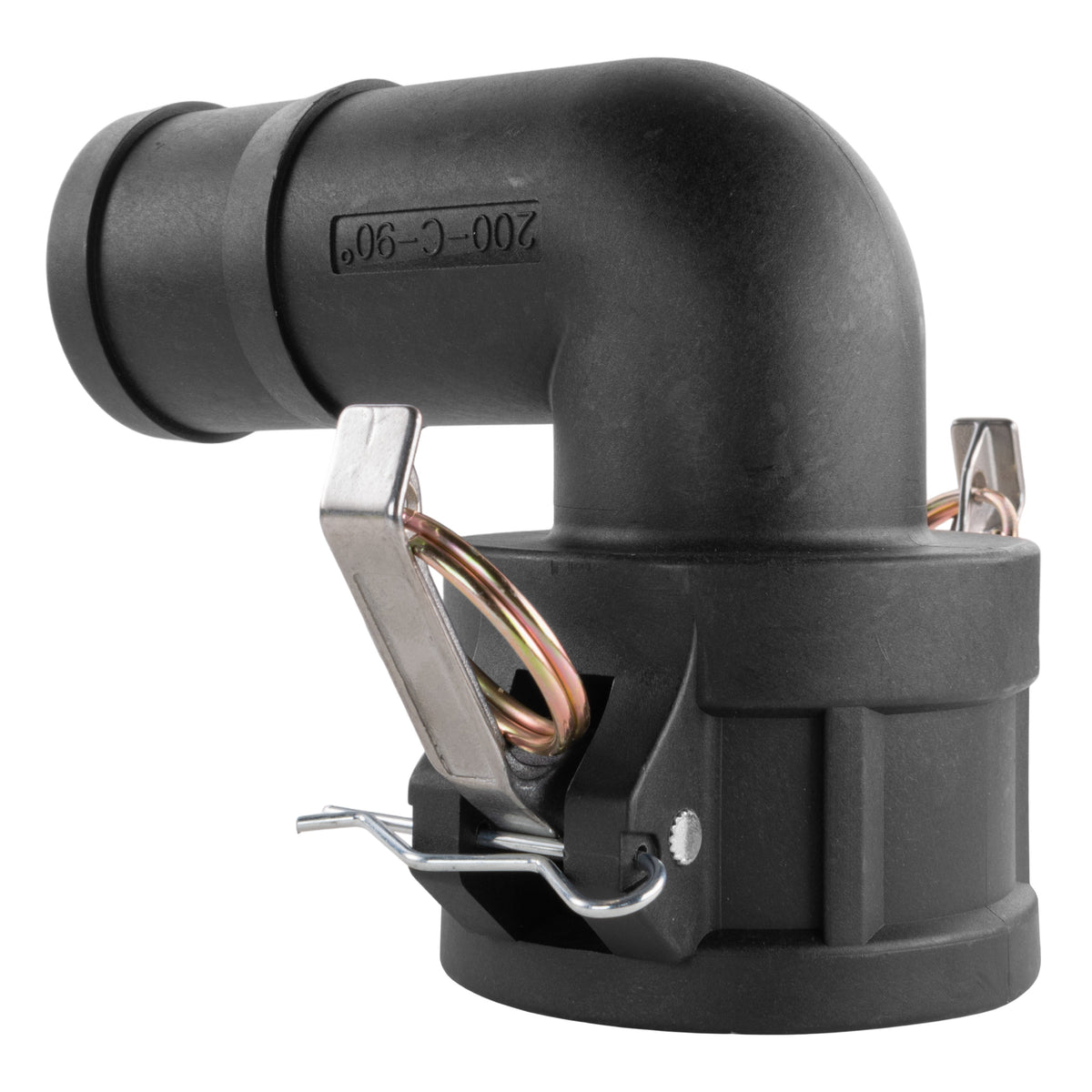 Type C Camlock 90° Elbow – 2″ Female to 2″ Hose Tail