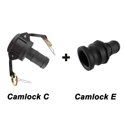 Polypropylene Camlock C + E Coupling Kit