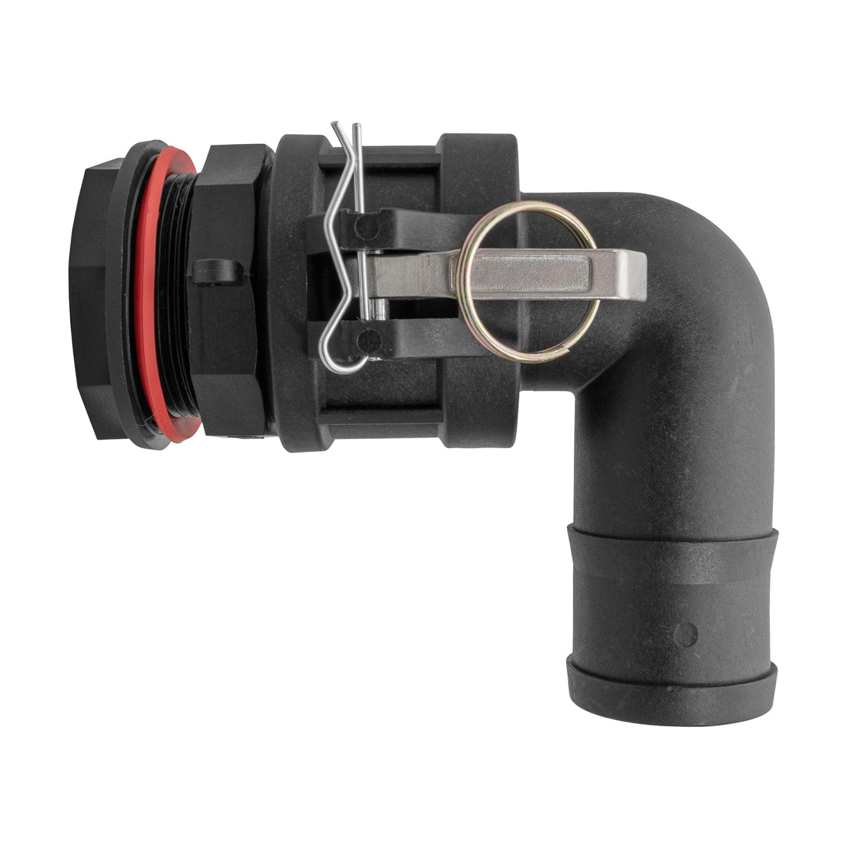 Camlock Water Butt Connector Kit with 90° Hose Tail; product design shown.