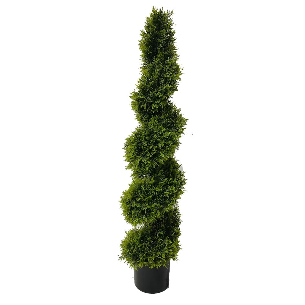 Artificial Cypress Spiral Tree 120cm