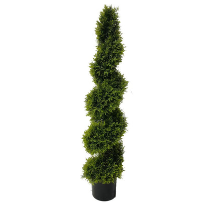 Artificial Cypress Spiral Tree 120cm