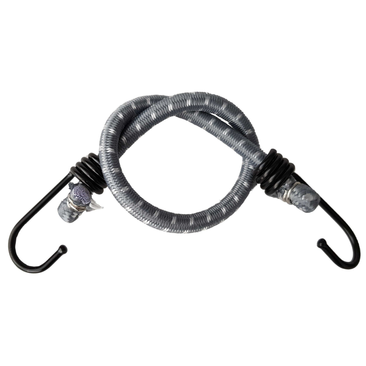 40cm Bungee Cord with 2 Metal Hooks – Single Cord