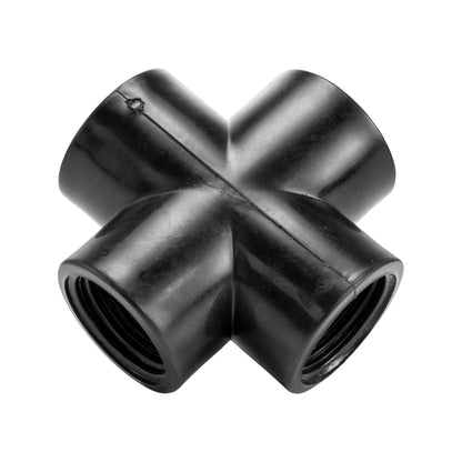 PP Four-Way Cross Fitting – ¾″ BSP Female