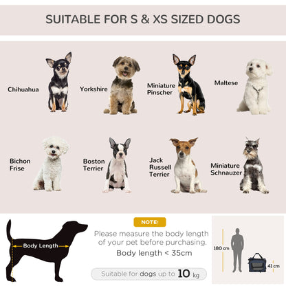PawHut Foldable Pet Carrier for Small Pet Travel 60 x 41.5 x 41cm - Dark Blue