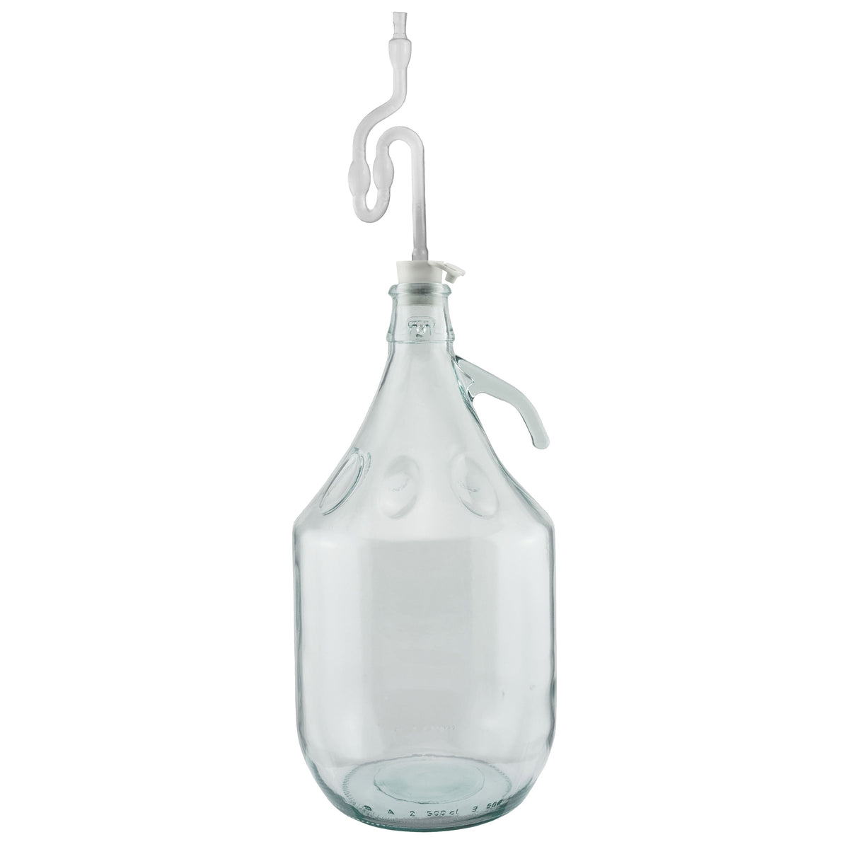 2 × 5L Glass Demijohns – Airlocks & Bungs & Syphon Tube