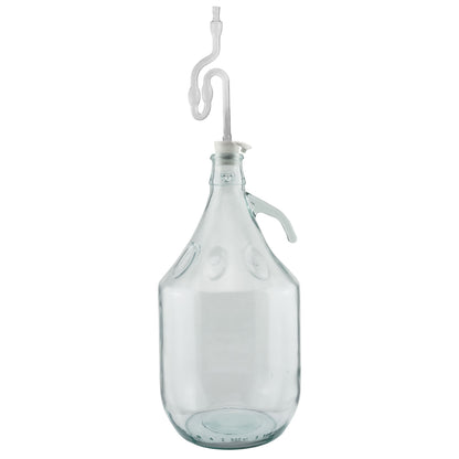 2 × 5L Glass Demijohns – Airlocks & Bungs & Syphon Tube