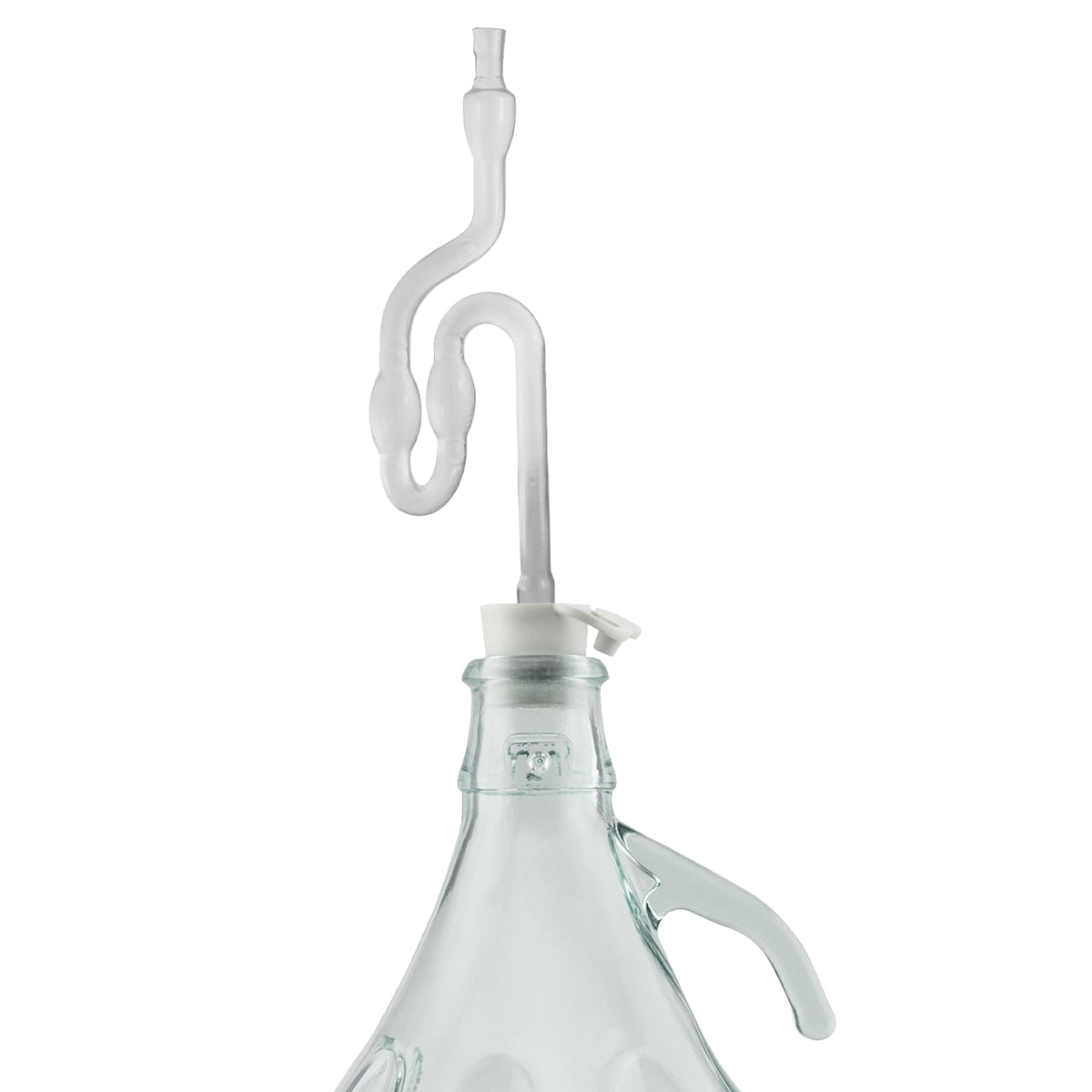 2 × 5L Glass Demijohns – Airlocks & Bungs & Syphon Tube