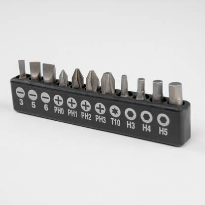 Screwdriver with 17-Piece Multi-Bit Set