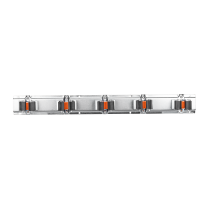 50cm Wall Tool Rail with 5 Roller Grips