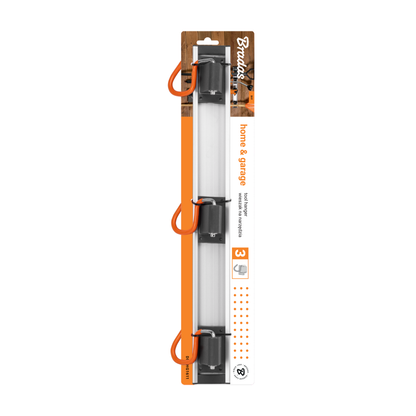 50cm Wall Tool Rail with 3 S-Hooks