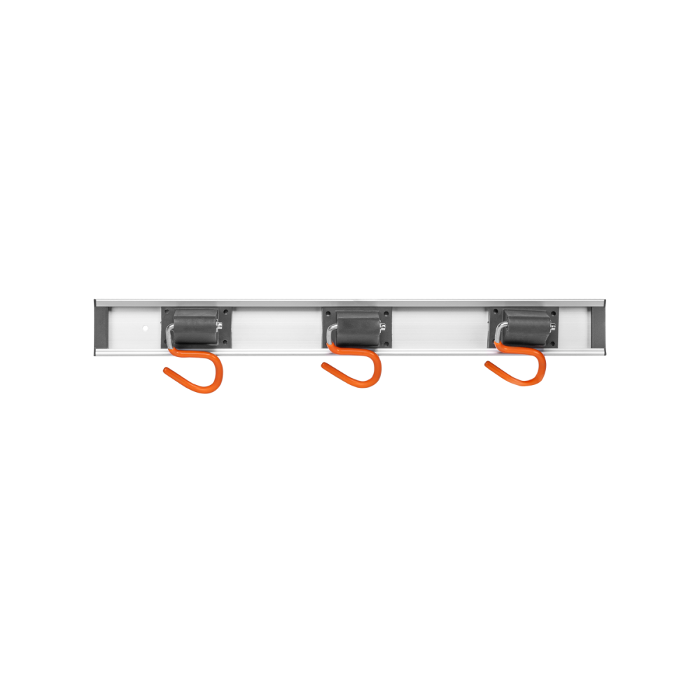 50cm Wall Tool Rail with 3 S-Hooks