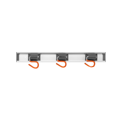 50cm Wall Tool Rail with 3 S-Hooks