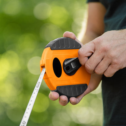Fibreglass Tape Measure, 13mm – 20m, 30m or 50m; selected length supplied.
