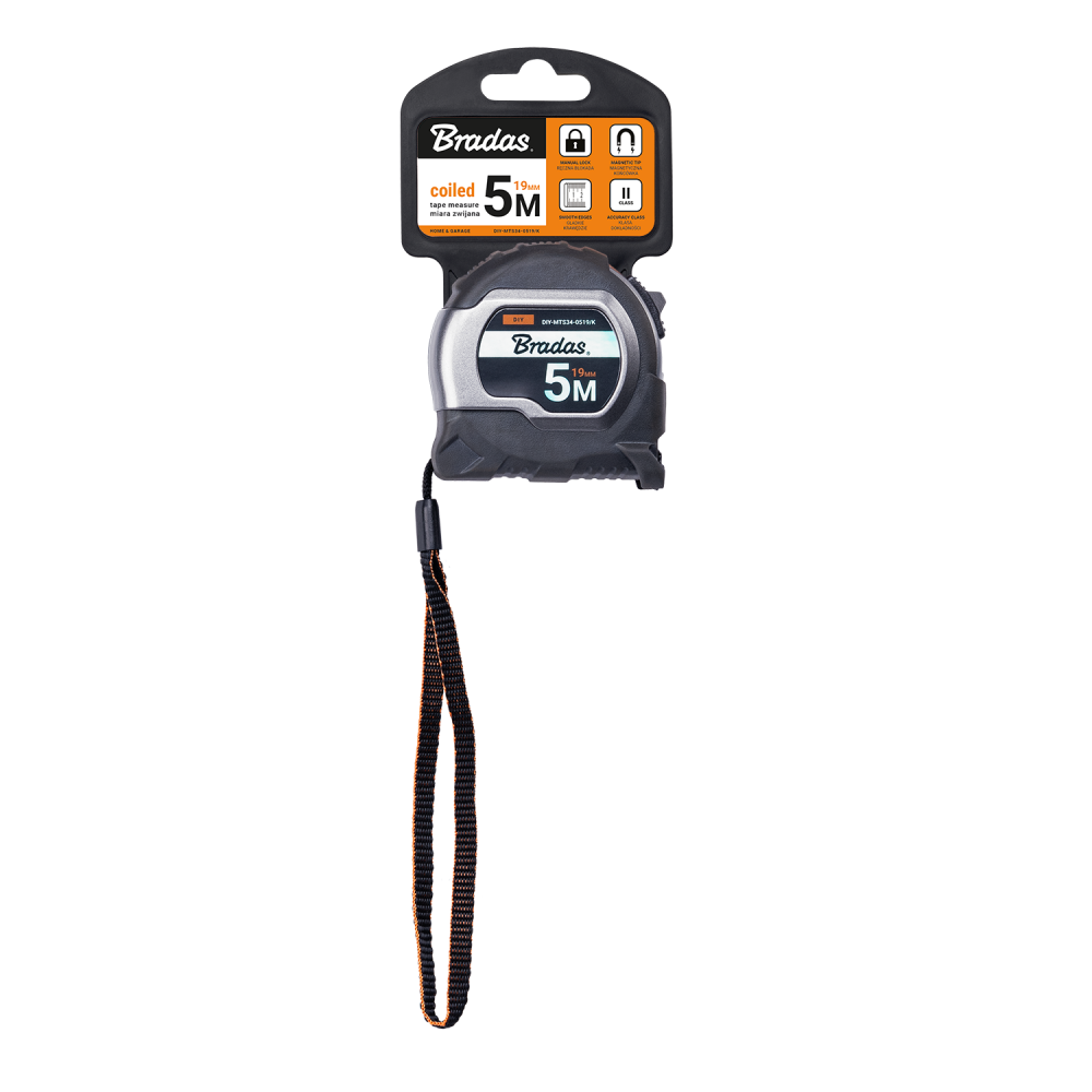 COAL 5m Tape Measure – 19mm Blade, Magnetic Tip & Belt Clip