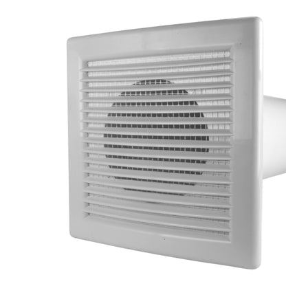 100mm Through-Wall Vent Kit – DL/100 LUX, Brown Outer Hood
