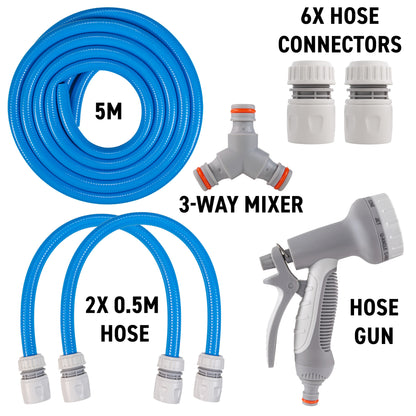 Dog Shower Mix Hot/Cold Water (Blue)