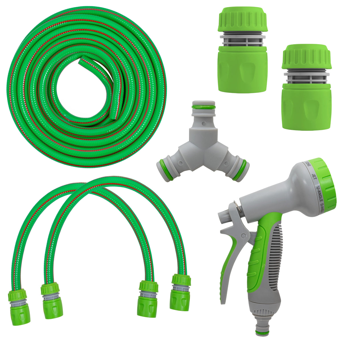 Green Dog Shower Kit – 5m Hose & 3-Way Splitter