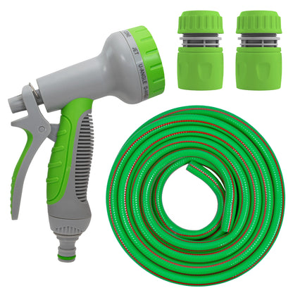 Green Dog Shower Kit – 5m Hose & 8-Pattern Spray Gun