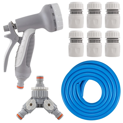 Dog Shower Mix Hot/Cold Water with Valves (Blue)