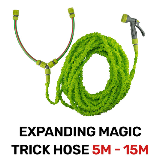Dog Rinsing Kit – Hot/Cold Connection & 5–15m Expanding Hose
