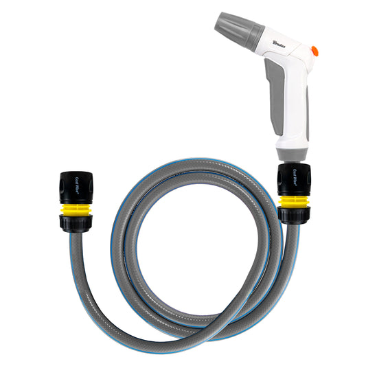 Grey Dog Washing Hose Kit – 5m Hose & Adjustable Sprayer